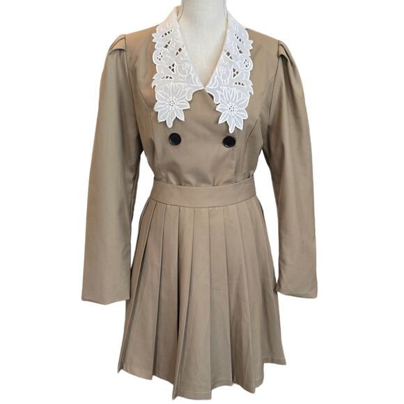 NWT Women's Classy Khaki Skirt Set Sz. US Medium/ China XL - Picture 3 of 10